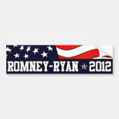 Mitt Romney Paul Ryan in 2012 Bumpersticker (Voorkant)