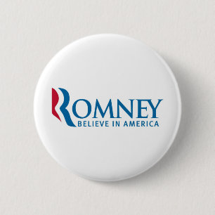Mitt Romney Presidentieel verkiezingsverkiezingspr Ronde Button 5,7 Cm