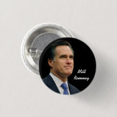 Mitt Romney Ronde Button 3,2 Cm (Voorkant /achterkant)