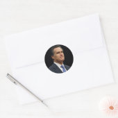 Mitt Romney Ronde Sticker (Envelop)
