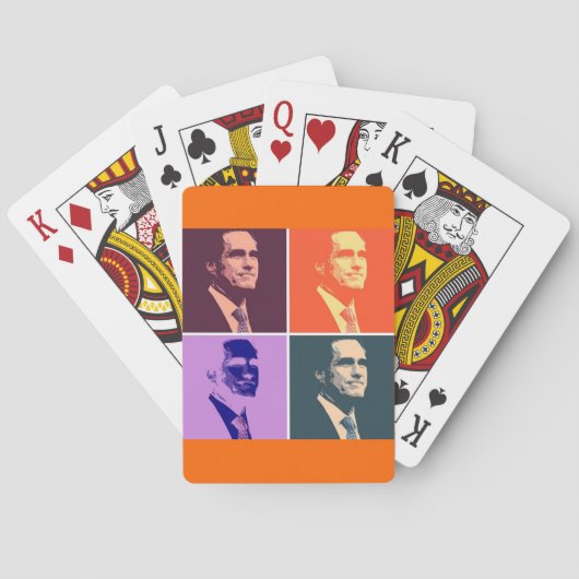 Mitt Romney Speelkaarten (Achterkant)