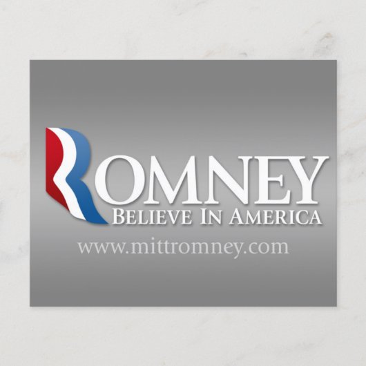 Mitt Romney voor President 2012 Flyer (Voorkant)