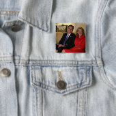 Mitt Romney voor president! Vierkante Button 5,1 Cm (In situ)