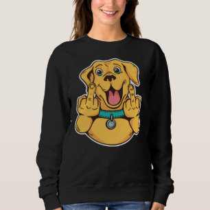 Mittelfinger Labrador Retriever Trui