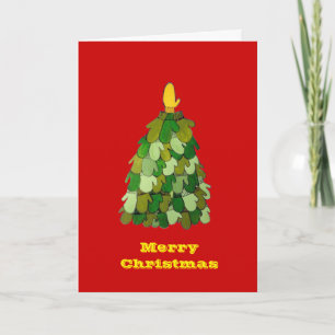 Mitten Tree-kerstkaart Feestdagen Kaart