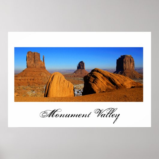 Mittens 2009 copy, Monument Valley Poster (Voorkant)