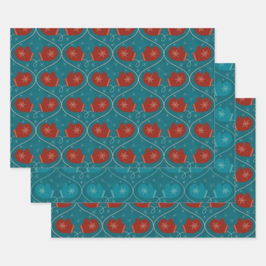 Mittens emballage cadeau 3 pack (Lot)