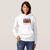 Mittens, monument valley, AZ Hoodie (Voorkant volledig)
