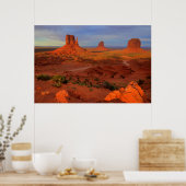 Mittens, monument valley, AZ Poster (Keuken)