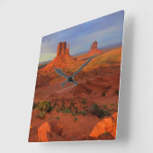 Mittens, monument valley, AZ Vierkante Klok (Hoek)