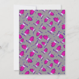 Mittens retro_grijs feestdagenkaart