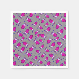 Mittens retro_grijs servet