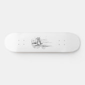 Mittens the Kitten (schaafkat) (Beatrix Potter) Skateboard (Horizontaal)