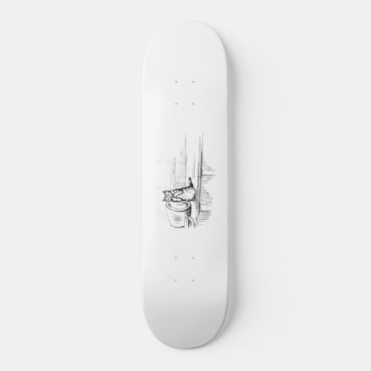 Mittens the Kitten (schaafkat) (Beatrix Potter) Skateboard (Voorkant)