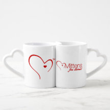 Mittens voor de Koffieset van Detroit Lovers Mok