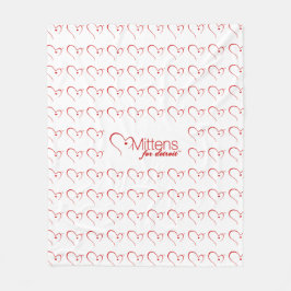 MIttens voor Detroit Fleece Blanket Deken