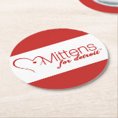 Mittens voor Detroit Onderzetter (Gebogen)