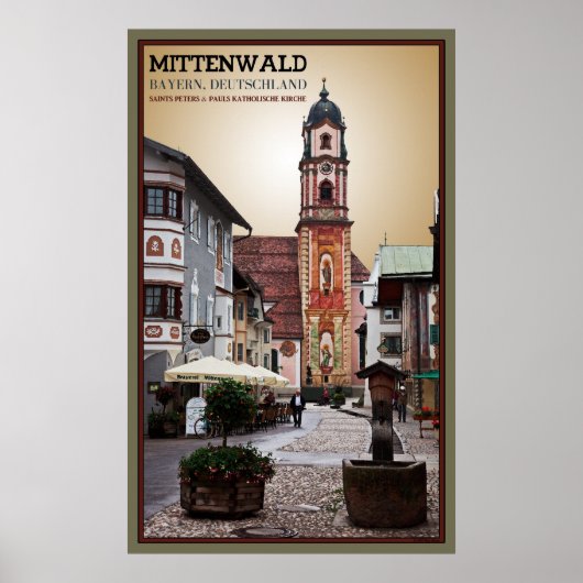 Mittenwald, Duitsland Poster (Voorkant)