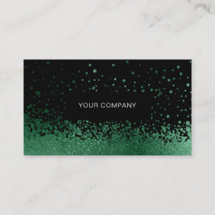 Mitter Drop Vert Noir Carte de visite