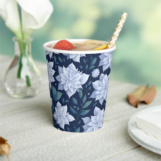 Mitternachtsblüte -  papieren bekers (Insitu)