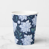 Mitternachtsblüte -  papieren bekers (Achterkant)