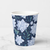 Mitternachtsblüte -  papieren bekers (Voorkant)