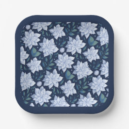 Mitternachtsblüte - papieren bordje