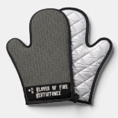 Mitts de four Chainmail de résistance au feu (Recto/Verso)