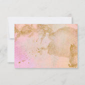 Mitzvah moderne rose | Réponse RSVP (Dos)