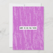 MITZVAH MOTS DIT Bar Bat Invitation Invitation (Dos)