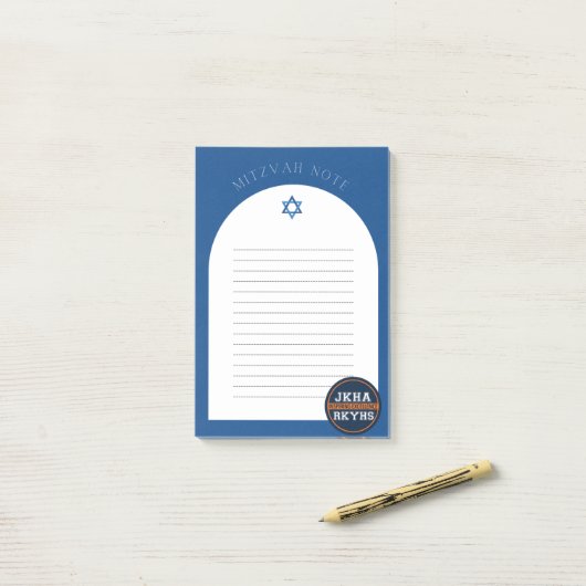 Mitzvah Note (Op bureau)