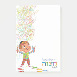 Mitzvah Note voor peuters - 4x6 Sticky Notepad