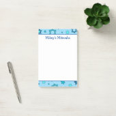 Mitzvah-notities - Lichtblauwe davidster Post-it® Notes (Kantoor)