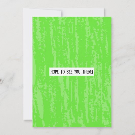 MITZVAH WORDS GEZEGDEN Bar Bat Uitnodiging (Achterkant)