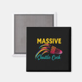 Mive Shuttle Funny Dminton 2 Magneet (Voorkant / Achterkant)