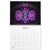 MiX ARTS fractal Calendrier mural de 12 mois (Mar 2027)