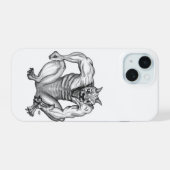 Mix-Creature Troll Diable Golem, Noir et Blanc (Verso Horizontal)