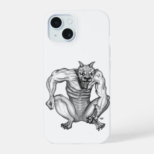 Mix-Creature Troll Diable Golem, Noir et Blanc (Verso)