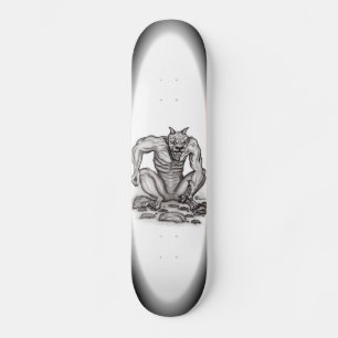 Mix creature - Troll, Golem en Devil Skateboard