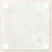 Mix Floral Glazen Onderzetter (Achterkant)