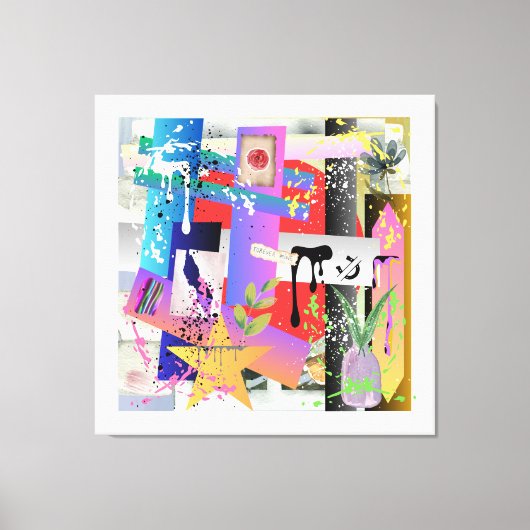 Mix het! canvas afdruk (Voorkant)