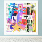 Mix het! canvas afdruk (Insitu (Houten vloer))