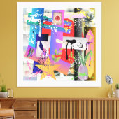 Mix het! canvas afdruk (Insitu (Woonkamer))