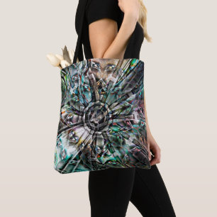 Mix of silhouette & graphic art with trippy pinch draagtas