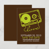 Mix tape d'annonces de Love Save the Date (Devant / Derrière)