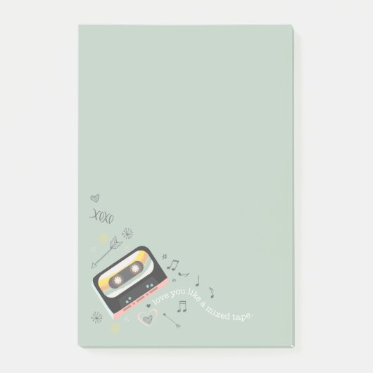 Mix Tape Love Post-it® Notes (Voorkant)