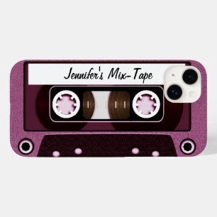 Mix Tape Persoonlijke Roze Case-Mate iPhone 14 Plus Hoesje