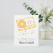 Mix tape van Love Save the Date Aankondigingen (Staand voorkant)