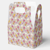 Mix van Ice Cream Pattern Bedankdoosjes (Geopend)