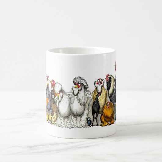 Mixed breeds of chicken and poultry mug (Centre)